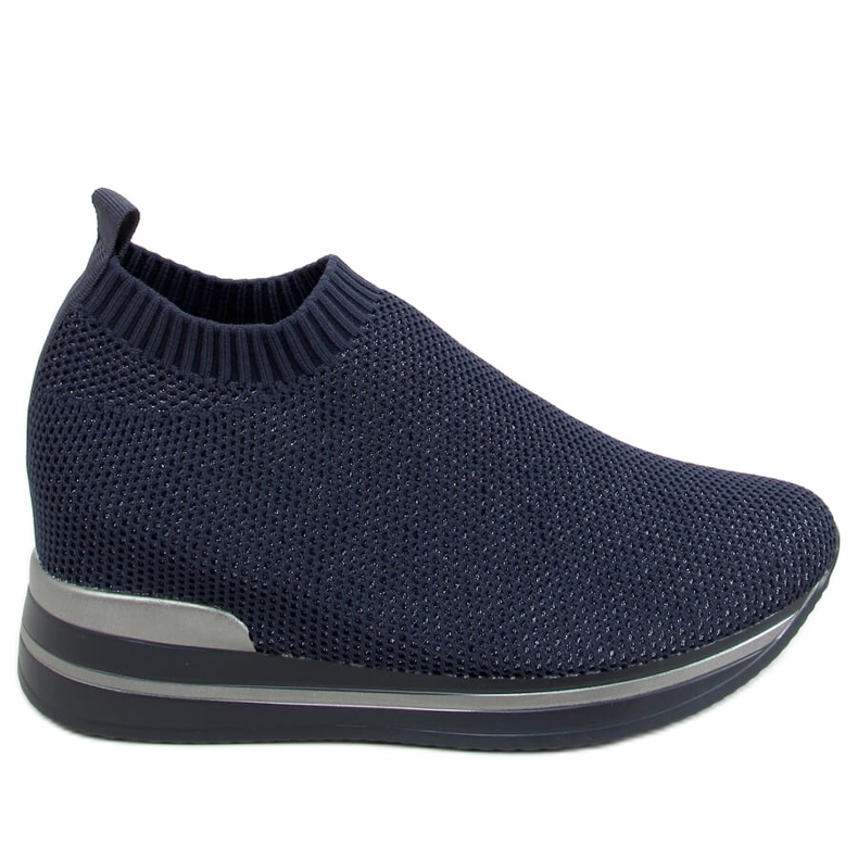 Chaussures de sport bleu marine sur un coin RQ316 Bleu Chaussures de sport bleu marine sur un coin RQ316 Bleu