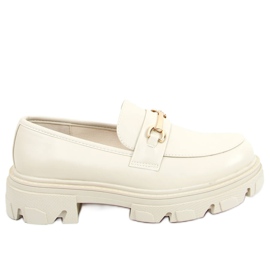 Mocassins sur semelle épaisse YY11 Beige
