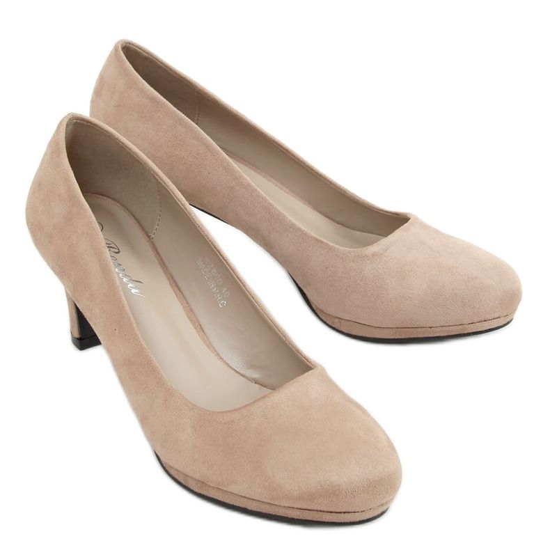Escarpins sur la plateforme beige KZ600 Khaki kaki Escarpins sur la plateforme beige KZ600 Khaki kaki
