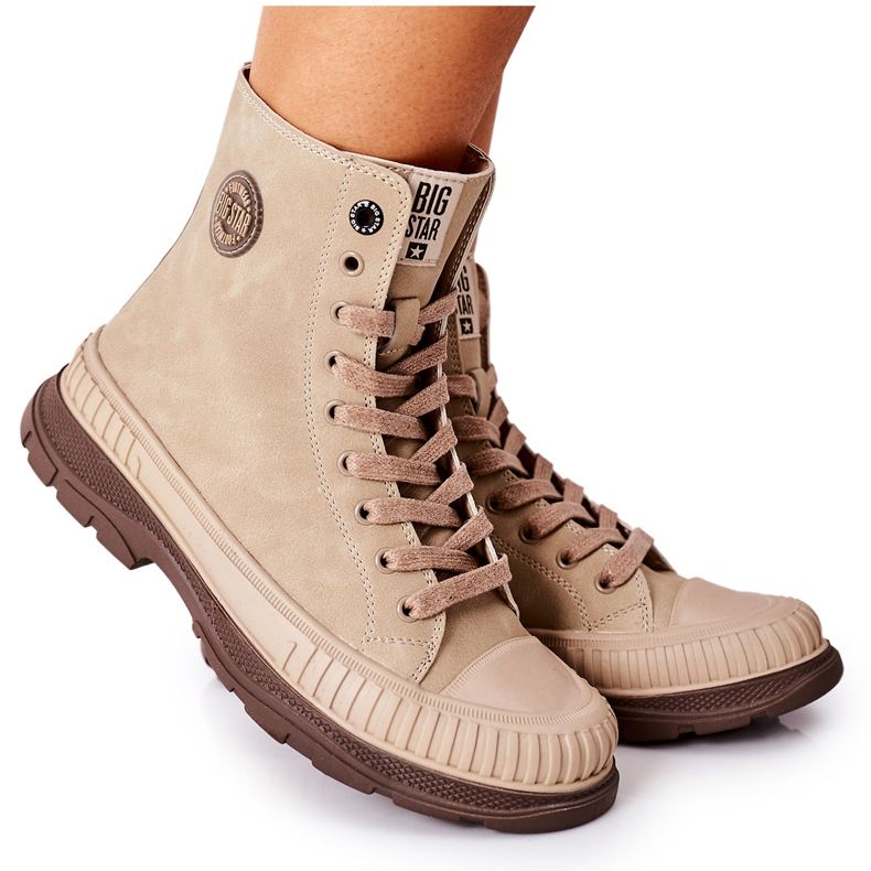 Bottes de randonnée pour femmes Big Star II274349 Beige