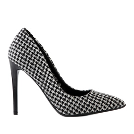 Escarpins Kruse noir et blanc pour femme blanche le noir