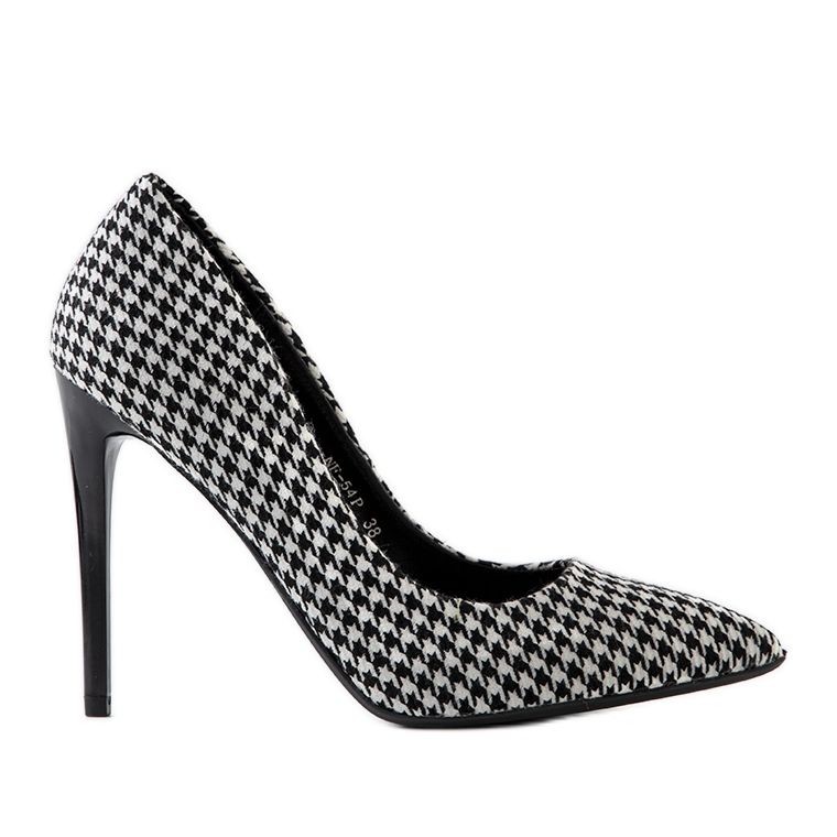 Escarpins Kruse noir et blanc pour femme blanche le noir