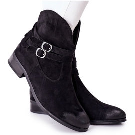 Vinceza Bottes Chaudes En Daim Pour Femmes Noir Castlerock