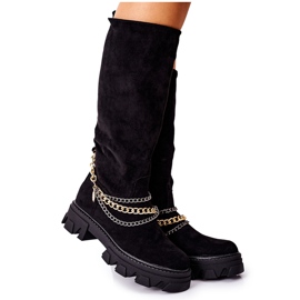 PS1 Bottes Hautes Femme Black Lagoon noir