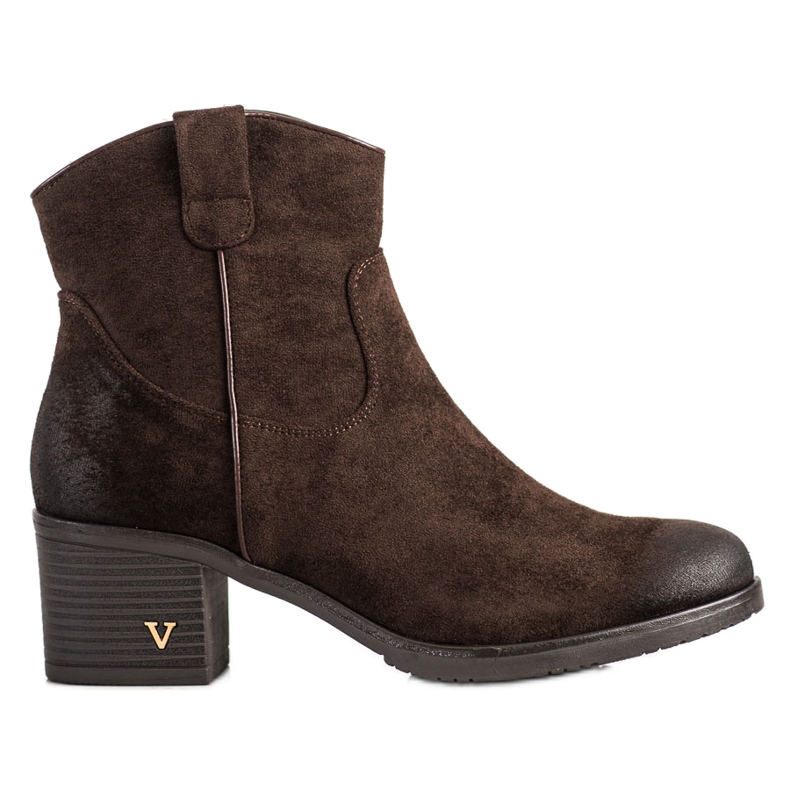 Bottes confortables en daim VINCEZA brun