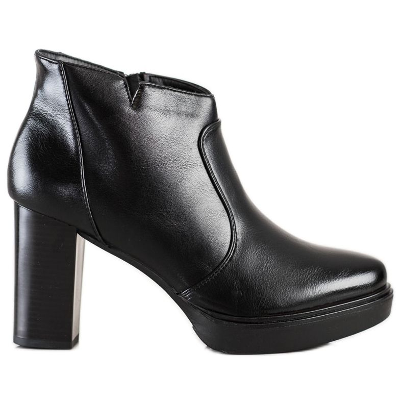 Sabatina Bottes basses sur la plate-forme le noir Sabatina Bottes basses sur la plate-forme le noir