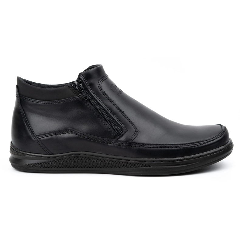 Polbut Bottes d'hiver pour hommes noires K30 le noir