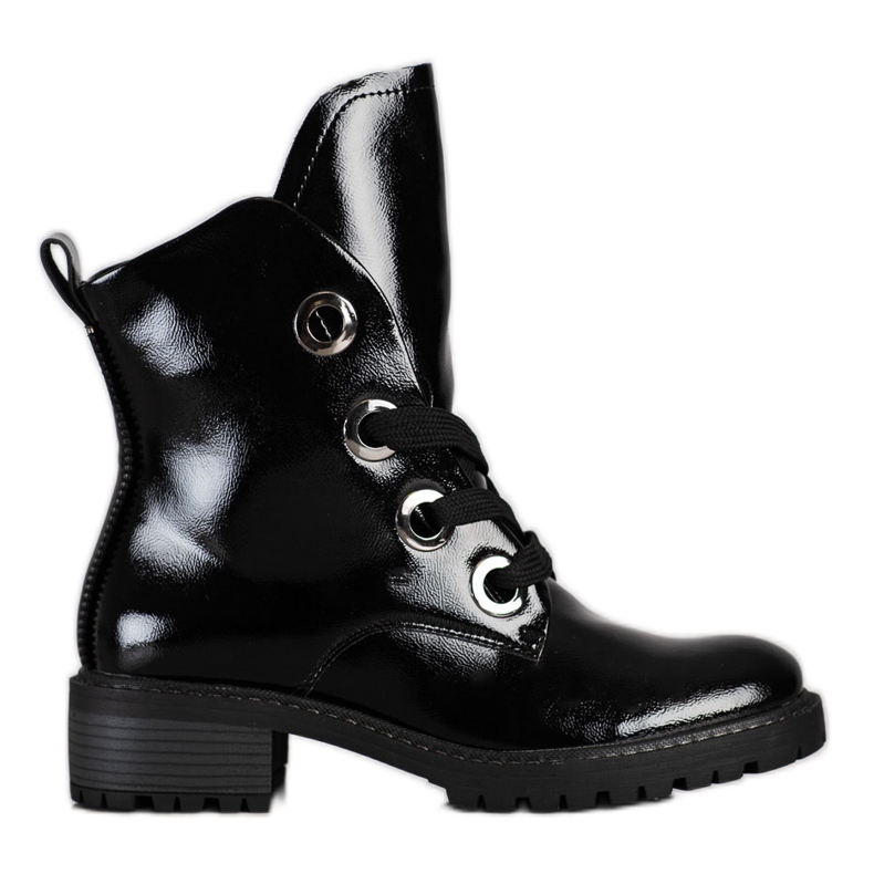 Bottines à lacets VINCEZA le noir
