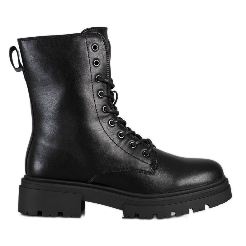 Evento Bottes chaudes en cuir écologique le noir