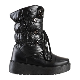 Stylowe Śniegowce S. BARSKI noir