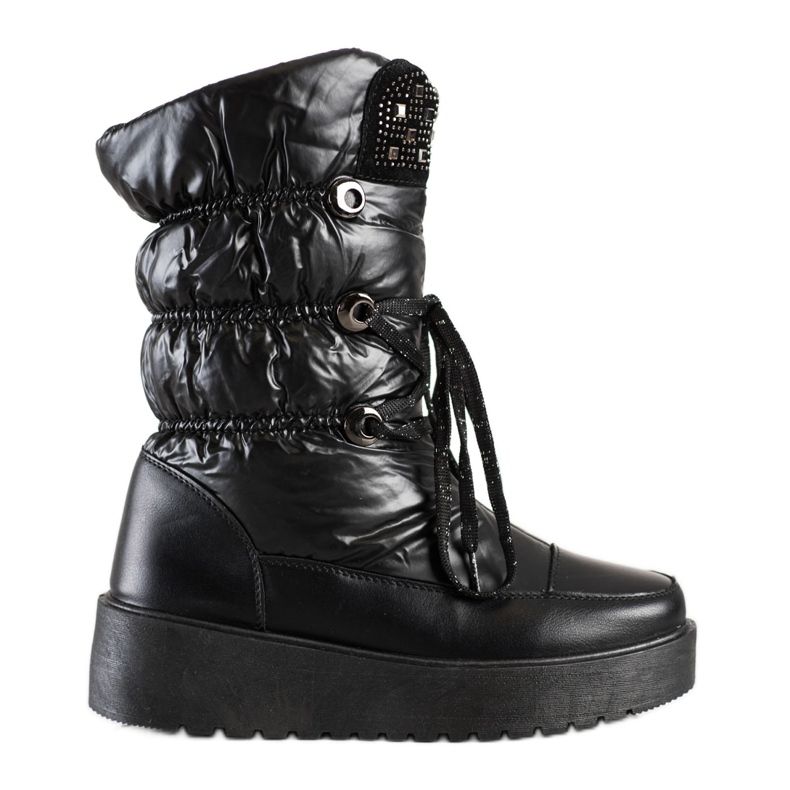 Stylowe Śniegowce S. BARSKI le noir