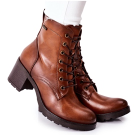 Vinceza Bottines Chaudes Femme À Talons Camel Dunaff brun