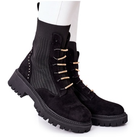 PM1 Bottes Femme Workers Slip Noir Maxine le noir