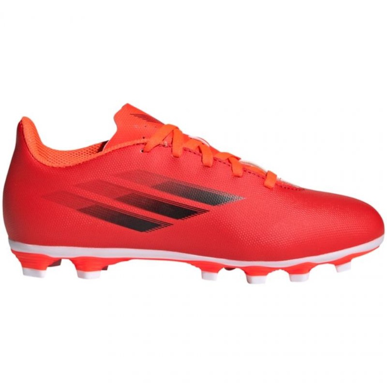 Chaussures de foot Adidas X Speedflow.4 FxG Jr FY3319 rouge oranges et rouges