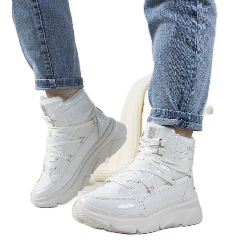 Bottes de neige LeLia blanches Big Star pour femmes Bottes de neige LeLia blanches Big Star pour femmes