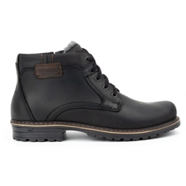 Polbut Bottes de neige pour hommes J35 noir