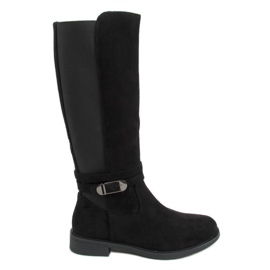 Bottes d'équitation à tige souple noir G-349 Black Bottes d'équitation à tige souple noir G-349 Black
