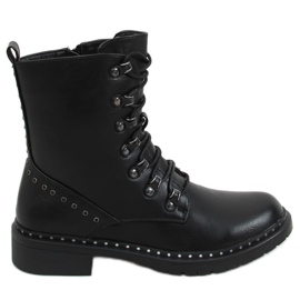 Black XJ-53 Bottes de travail noires le noir Black XJ-53 Bottes de travail noires le noir