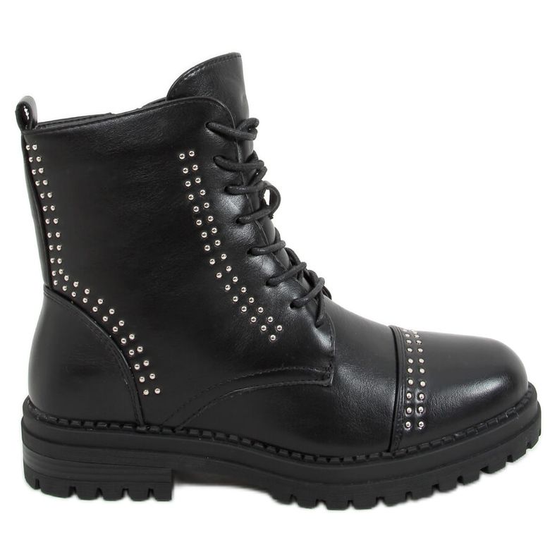 Bottes militaires noires 8356-PA Noir le noir