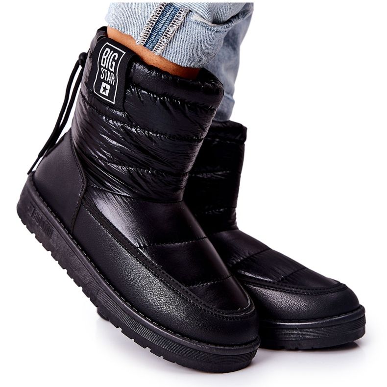 Bottes de neige pour femmes Big Star II274120 Noir le noir