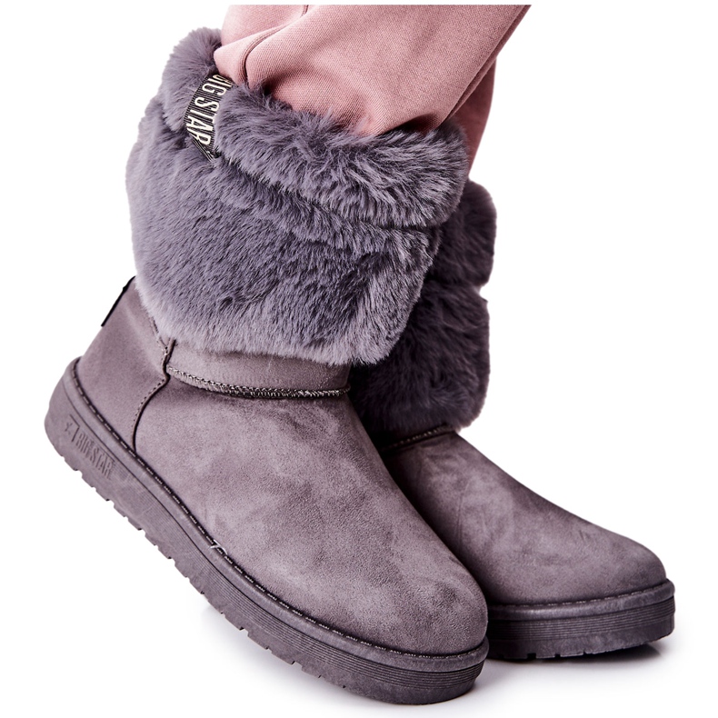 Bottes de neige pour femmes Big Star II274128 Gris
