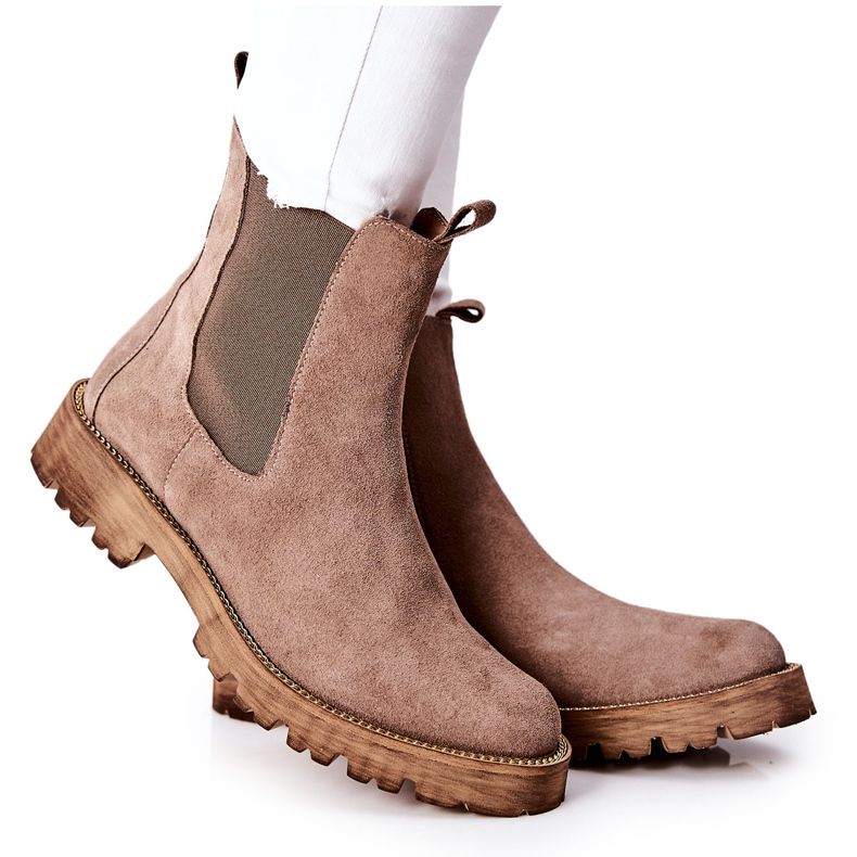 Bottines en cuir Bottines Jodhpur Nicole Brown Brace brun Bottines en cuir Bottines Jodhpur Nicole Brown Brace brun