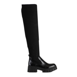 Seastar Bottes noires avec une chaussette le noir