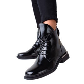 Bottes élégantes Sergio Leone le noir Bottes élégantes Sergio Leone le noir