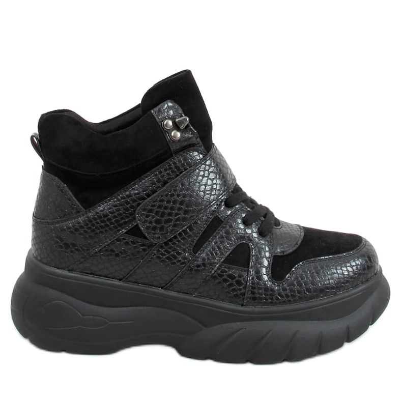 Chaussures à semelles hautes KL-771 Noir le noir