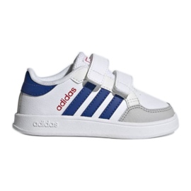 Chaussures Adidas Breaknet I FY5898 blanche le noir Chaussures Adidas Breaknet I FY5898 blanche le noir