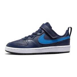 Chaussures Nike Court Borough Low 2 (PSV) Jr BQ5451-403 bleu marine rose