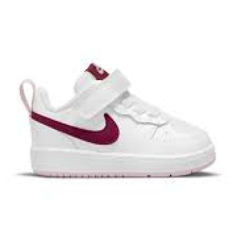 Chaussures Nike Court Borough Low 2 (TDV) Jr BQ5453-120 blanche rose
