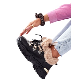 Chaussures de sport isolées pour femmes Black Heart Beats noir