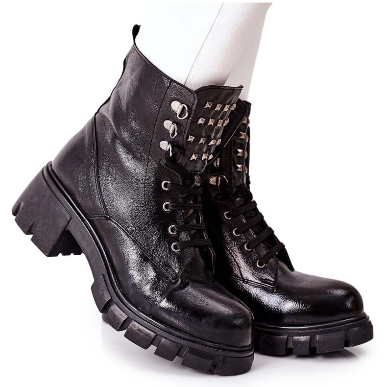 Bottes Trappeurs Femme Glany Noir Clethra le noir Bottes Trappeurs Femme Glany Noir Clethra le noir