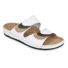 Inblu pantoufles chaussures pour femmes 158D172 blanc