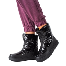 Czarne Śniegowce S. BARSKI noir