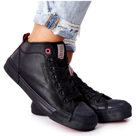 Baskets Hautes Femme Cross Jeans II2R4032C Noir