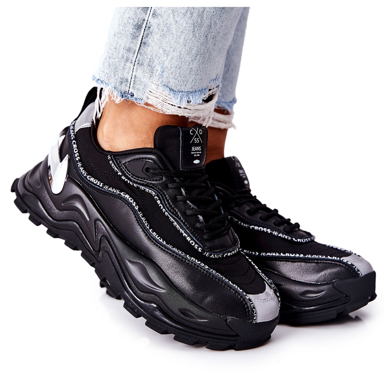 Chaussures de sport pour femmes Cross Jeans II2R4018C Noir le noir Chaussures de sport pour femmes Cross Jeans II2R4018C Noir le noir