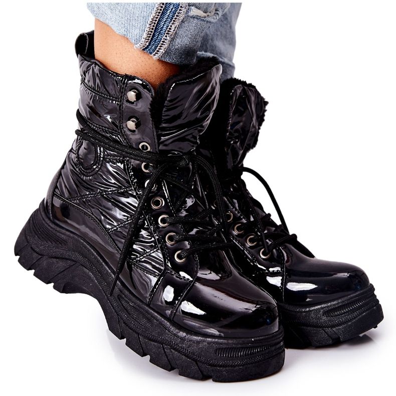 Vinceza Trappeurs noirs Ismobe pour femmes le noir