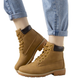 Chaussures de randonnée albracca femme camel brun