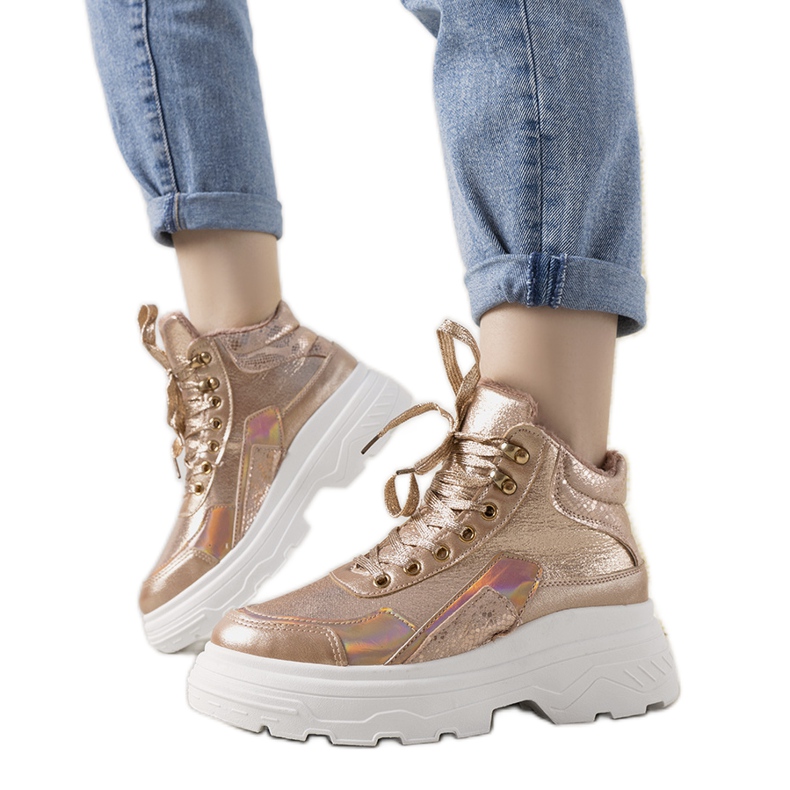 Baskets d'hiver Doyon roses