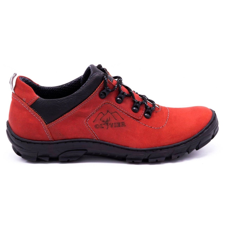 Olivier Chaussures trekking homme 7109 rouge