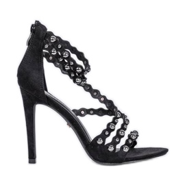 Sandales samedi soir noires le noir