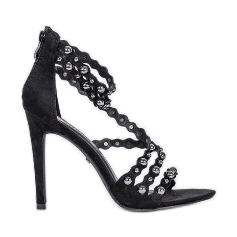 Sandales samedi soir noires le noir