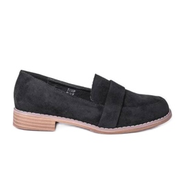 Lords noirs sur un talon plat Georgia