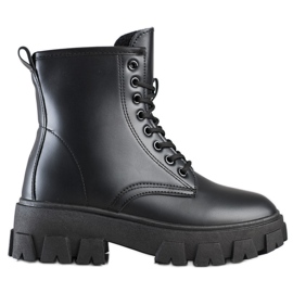 Diamantique Bottes Classiques Trappeurs noir