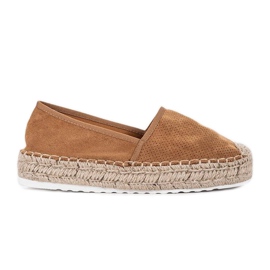 Espadrilles camel sur la plateforme de Mme Nicki beige brun Espadrilles camel sur la plateforme de Mme Nicki beige brun