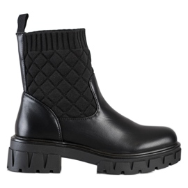 Seastar Bottes confortables avec une chaussette noir