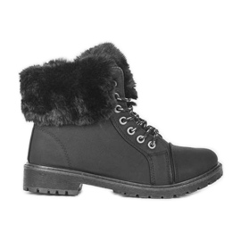 Bottes isolées noires de Sia le noir
