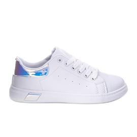 Baskets blanches avec ornements Debbie